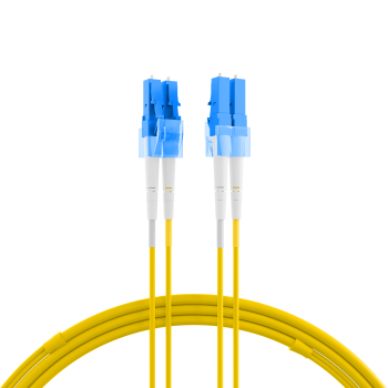 Duplex Jumper LC-LC 9/125µ, OS2, LSZH, gelb, 2.0mm, 10m