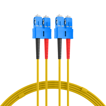 Duplex Jumper SC-SC 9/125µ, OS2, LSZH, gelb, 3.0mm, 3m