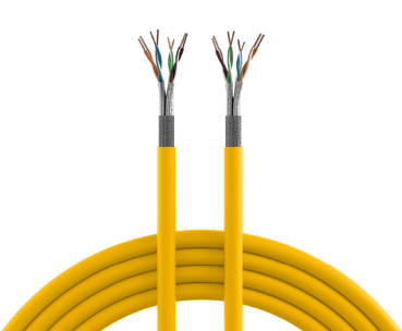 infralan Cat.7A 1500 AWG22 S/FTP 4P CPR Cca rapsgelb RAL1021