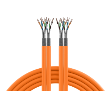 infralan Cat.7A 1500 AWG22 S/FTP 2x4P CPR Cca rapsgelb RAL1021, 500m