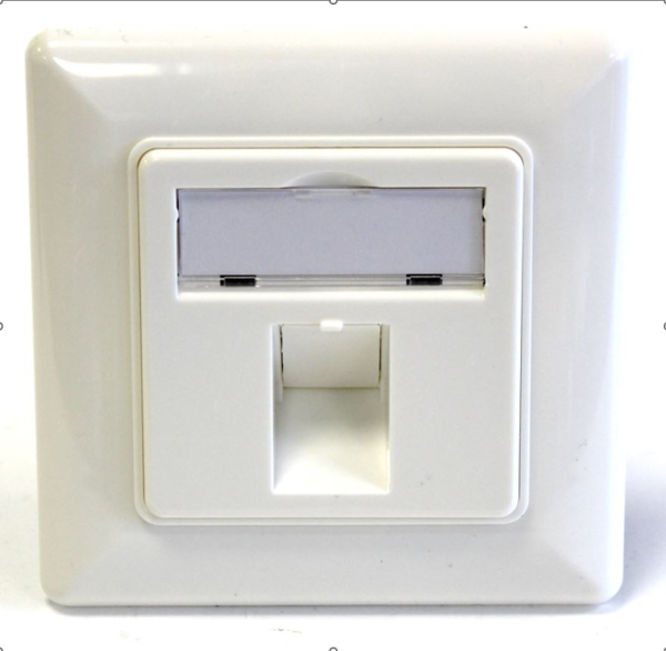 1 Port Rahmenset fuer Keystones, DIN49075