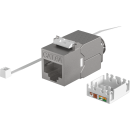 RJ45 Keystone STP, Cat.6A, 500MHz, Komponenten zertifiziert, INFRALAN