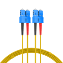 Duplex Jumper SC-SC 9/125µ, OS2, LSZH, gelb, 3.0mm, 1m