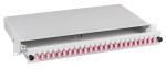 spleissbox LC 9/125 OS2 ausziehbar, 12 Pigtails abgesetzt/ 6 Kupplungen